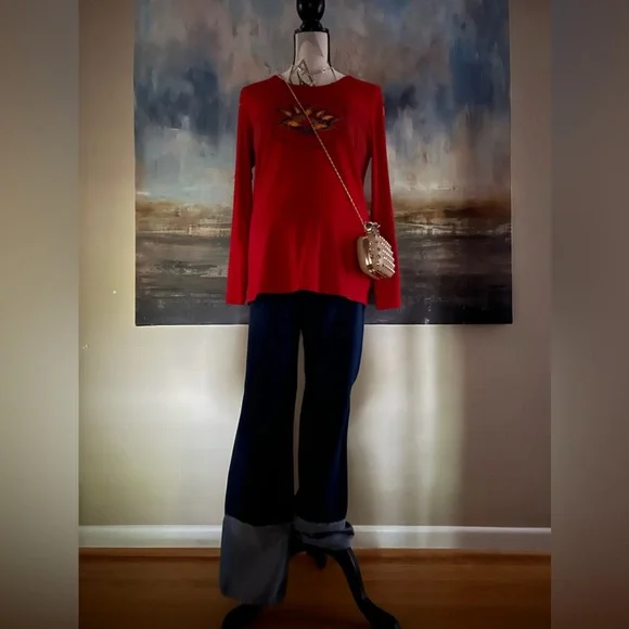 Vintage, Y2K maternity collection, Thyme 2000 stretch boot cut jeans - Picture 2 of 9